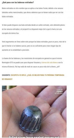 Pues nada, que el otro día estuve probando balas y hoy me ha dado por abrirlas a ver que tenían dentro 50