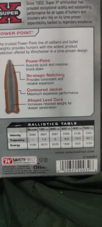 Hola a todos, a ver si estoy en lo cierto, me gustaria que me explicarais las tablas balisticas de estas 00