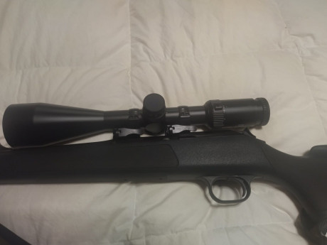 Buenos días, tengo un compañero que vender este blaser, R93 en calibre 30-06 IMPECABLE, monturas Apel 11