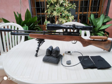 Vendo Carabina Orion SPR long, nueva versión, regulador Lancet, 24 Julios calibre 5,5 mm, conector rápido 02