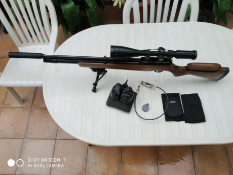 Vendo Carabina Orion SPR long, nueva versión, regulador Lancet, 24 Julios calibre 5,5 mm, conector rápido 01