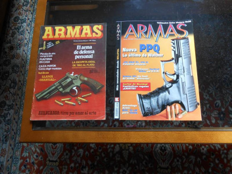 saludos: pongo a la venta la coleccion de revista armas completa y con la mayoria de cuchillos y navajas 00