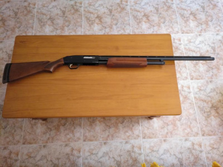 Pongo nuevamente a la venta está Mossberg 500 calibre 20 con recamara Magnum, maderas impecables y con 01
