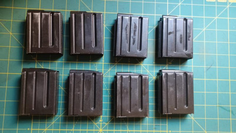 Hola a todos. Me deshago de los cargadores cortos de AR15. Son del Cetme L recortados a 10 cartuchos para 01