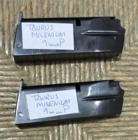 Vendo tres cargadores de Taurus pt92/99, dos de Taurus Milenium, dos de Star pk, dos de Astra A50 (380)
20€ 01