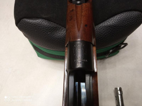 Buenos días, vendo mi Mauser Coruña modelo 1943 de 1956, en calibre 8x57.
Está en buen estado de tiro, 00