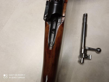 Buenos días, vendo mi Mauser Coruña modelo 1943 de 1956, en calibre 8x57.
Está en buen estado de tiro, 12