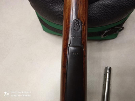 Buenos días, vendo mi Mauser Coruña modelo 1943 de 1956, en calibre 8x57.
Está en buen estado de tiro, 11