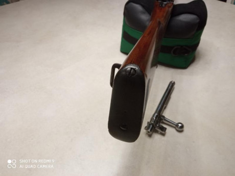 Buenos días, vendo mi Mauser Coruña modelo 1943 de 1956, en calibre 8x57.
Está en buen estado de tiro, 10