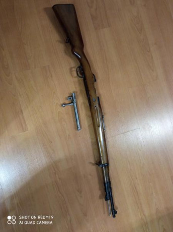 Buenos días, vendo mi Mauser Coruña modelo 1943 de 1956, en calibre 8x57.
Está en buen estado de tiro, 22