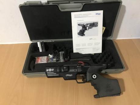 Hola, vendo mi pistola Walther SSP. Es calibre .22 
La pistola esta en Murcia. Precio 700€. 
Fotos por 00