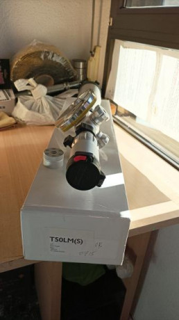 Vendo visor Falcon t50 silver 10-50x60 impecable regalo rueda de paralelaje de aluminio, reticula mil-dot 00