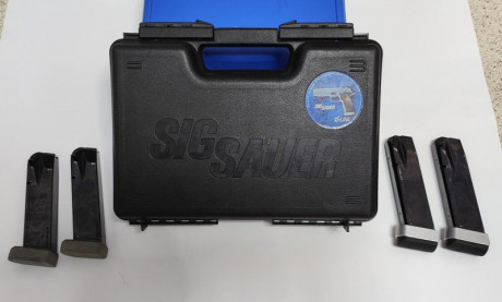 Vendo Sig Sauer P226 X-SIX 9mm Para., Inox, maletin original y manual, con los 2 cargadores que venian 50