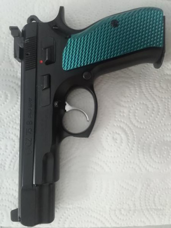 CZ 75b disparador afinado para precisión (se entregan los muelles originales)
Miras micrométricas y punto 02