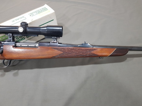 Vendo rifle Weatherby mark v del cal. 300 weatherby con bases/monturas Shuler y visor Zeiss 1,5-6x.
por 22