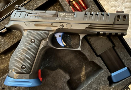 Vendo Pistola Walther Q5 Match SF Champion. Comprada este año , solo se ha usado para probarla, de los 02
