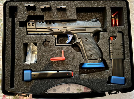Vendo Pistola Walther Q5 Match SF Champion. Comprada este año , solo se ha usado para probarla, de los 01