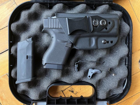 VENDIDA

Glock 43 con muelles de fábrica, casi nueva, alta fiabilidad, menos de 500 disparos

- Set punto 01