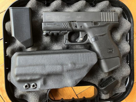 VENDIDA

Glock 43 con muelles de fábrica, casi nueva, alta fiabilidad, menos de 500 disparos

- Set punto 00