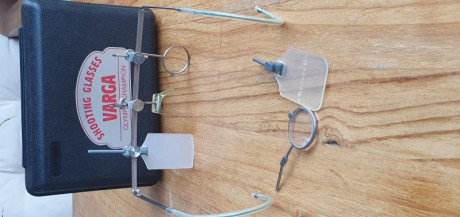 Gafas de tiro olímpico de precisión
Marca VARGA
(modalidades AC, .22, fieldtarget...)
Incluye dos aros 00