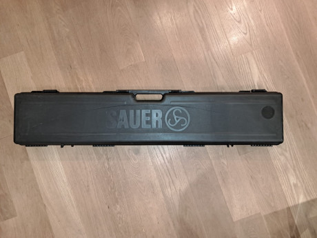 Un amigo me pide que le anuncie, este fantástico rifle.
Sauer Mod 202 XT Fluted sintético 
Cal 7mmRemington 30