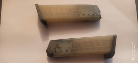 Saludos, pongo a la venta estos dos cargadores de 18 cartuchos para HK Expert, los compré pensando que 00