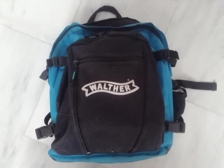 Mochila walther ideal para llevar las pistolas de esa marca, munición, cascos y documentos al campo de 00