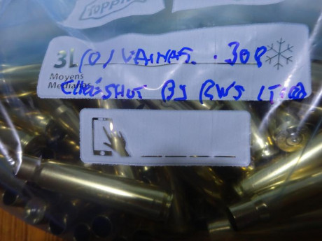 Muy buenas.
Vendidas las 101 vainas Cineshot by RWS del calibre 8X57 JS con 1 tiro, pulidas en tambor 02