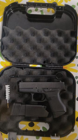 Pongo en venta de nuevo mi Glock 43.
410 euros gasto de envío a cargo del comprador.
El arma está en Guadalajara 00