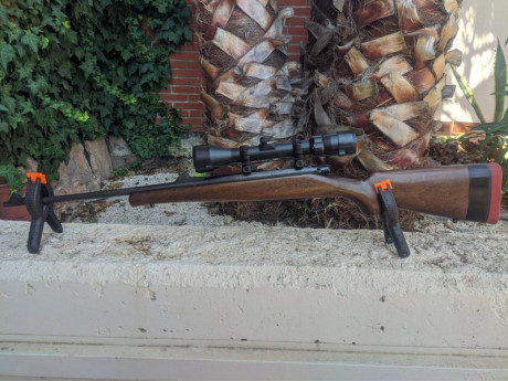 Vendo Remington Seven Calibre 7mm08 con culata de madera, cantonera modificada de calidad pues me quedaba 02