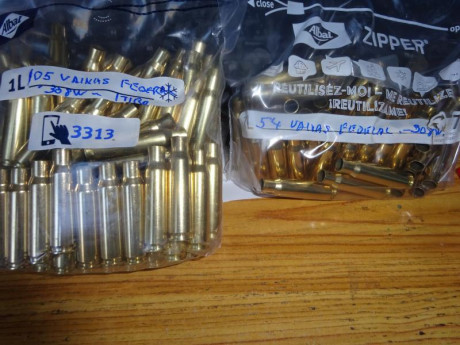 Muy buenas.
Vendidas las 159 vainas marca Federal del calibre .308W con 1 tiro, pulidas y en sendas bolsas 02