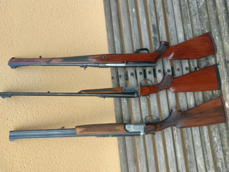 Pues como no he visto por ai ningun hilo pues lo empiezo yo el mio un verney carron 8x57 jrs lo compre 100