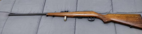 Se vende esta carabina cz 453 luxe brno calibre 22 con cargador metalico de 5.
Perfecto estado. Imposible 00