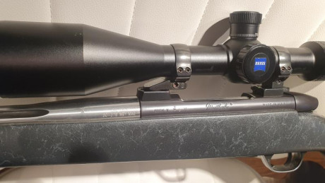 Rifle Weatherby Mark V en cal.30-378 weatherby,  cañon acanalado en acero inoxidable  con freno de boca 21