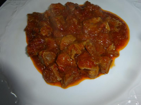 Hoy para comer acelgas hervidas y chuletón de vaca gallega vieja con seis semanas de maduración en cámara 70