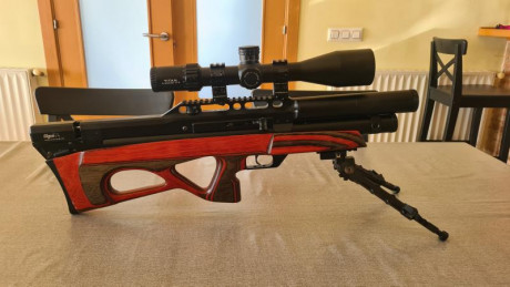 Hola a todos, pongo a la venta esta estupenda y preciosa Edgun Matador r5m en calibre 5,5.
La carabina 02