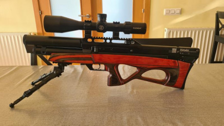 Hola a todos, pongo a la venta esta estupenda y preciosa Edgun Matador r5m en calibre 5,5.
La carabina 01