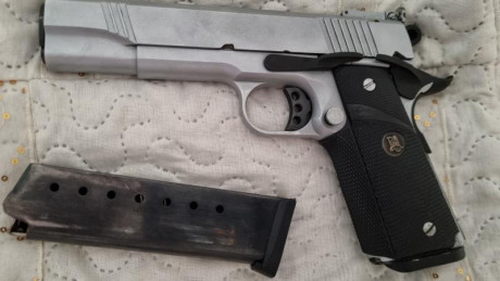 Hola por dejar la afición vendo pistola del 45acp Norinco y escopeta Superpuesta del 12.precio pir los 01