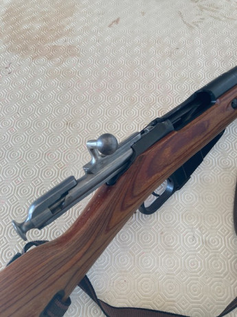 Buenos días
Pongo a la venta una carabina Mosin Nagant M44.
Comentar sobre esta carabina que el cerrojo 01