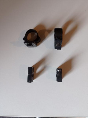 Vendo monturas Apel completas bases y anillas de 26mm para Mauser/ Santa Bárbara/ Zastava .
Precio del 01