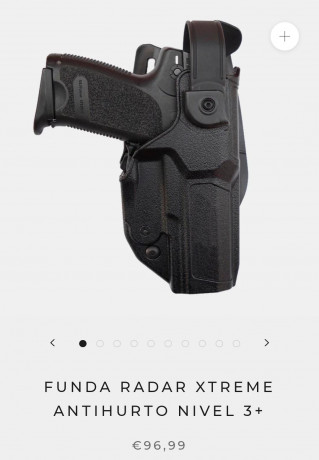 Vendo 2 fundas RADAR xtreme  antihurto nivell 3+ para H&K USP Compact.
Una esta nueva precio 75€
La 02