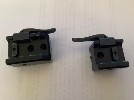 Se venden monturas APEL, para visor de carril ZEISS nuevos modelos, aptas para bases rail picatini, warne, 11