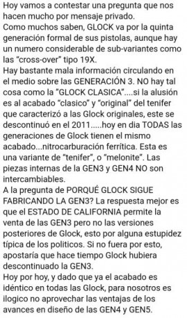 Hombre, no vamos a ser menos, los Glockeros somos una raza, asi que empezaré yo mostrandola, con sus recients 142