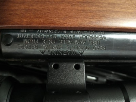 Vendo carabina A/C calibre 4,5, marca Weihrauch HW97R, tarjeta de armas "permanente", muy precisa. 00