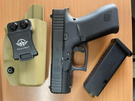 Pongo a la venta mi glock 43X comprada nueva en mayo de 2022.
Ha disparado un par de cajas.
Se entrega 00