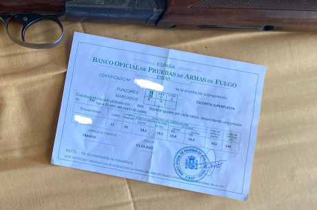 Vendido- no se cambia- Escopeta corta -homologada- legal 34 centímetros de cañon‬
‪Escopeta superpuesta 02