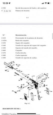 Piecerio vario NO fundamental de llama m82 nuevo, 1. Lanzadera J-240 25€/ 2.uña extractora J-210 25€/ 11
