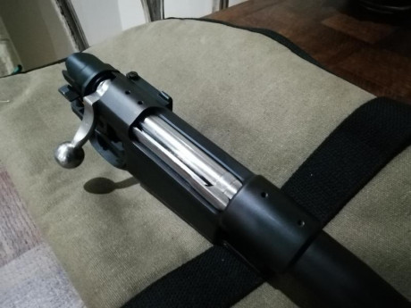 Buenas noches,

Vendo un kit SB del 7x57 a estrenar, tiene pavonado negro mate y gatillo cambiado por 10