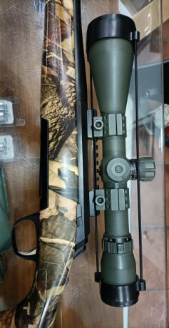 Visor BUSHNELL ELITE 6500 4.5-30x50  retícula MIL-DOT, en segundo plano (no varía al modificar los aumentos). 02