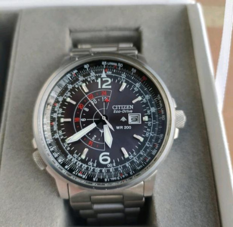 Citizen Promaster Eco-Drive, mod BJ7010-59E, en su embalaje original, con las dos cajas (blanda y rígida), 02